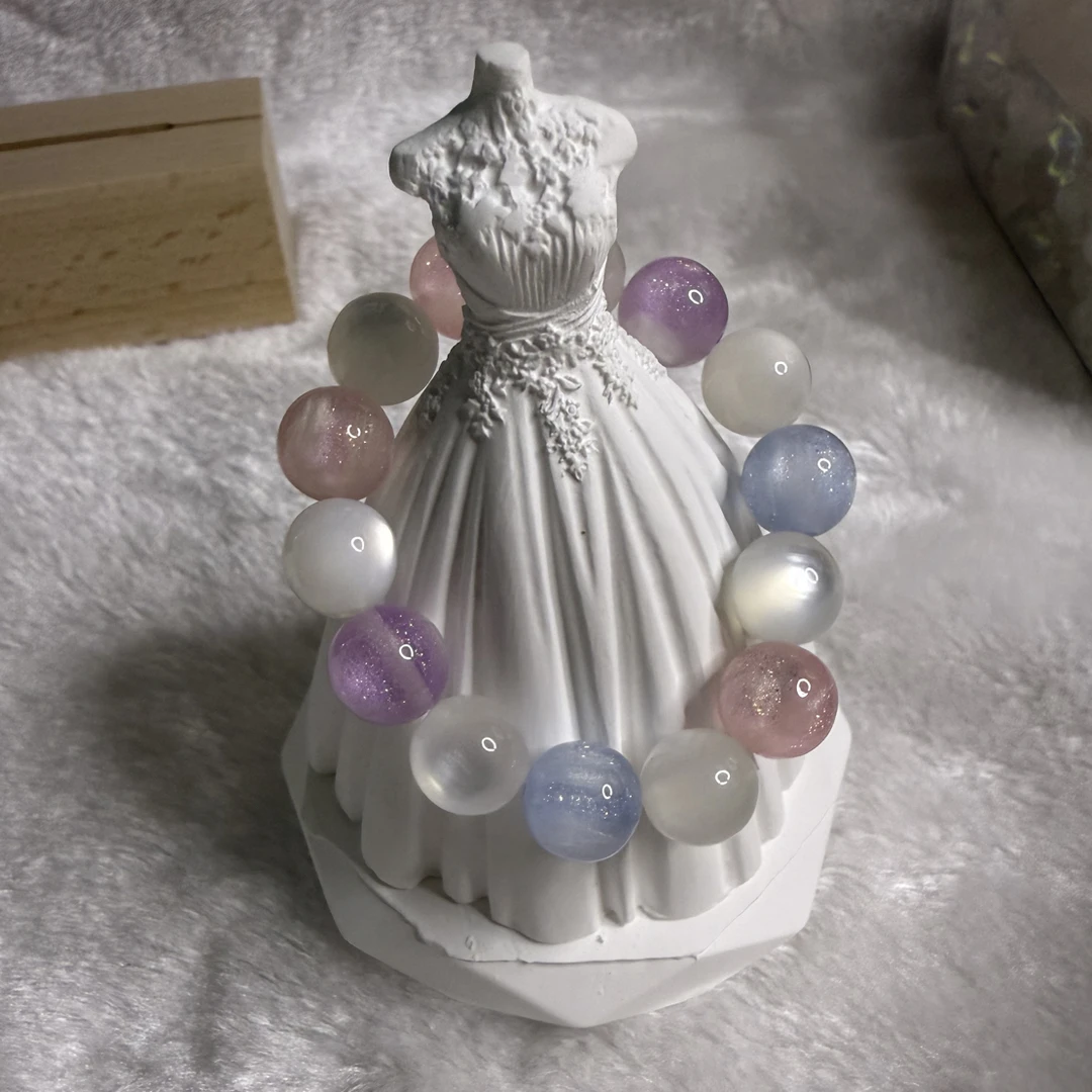 树脂手链 新款紫外线光变树脂不掉色手链项链串珠diy配件材料