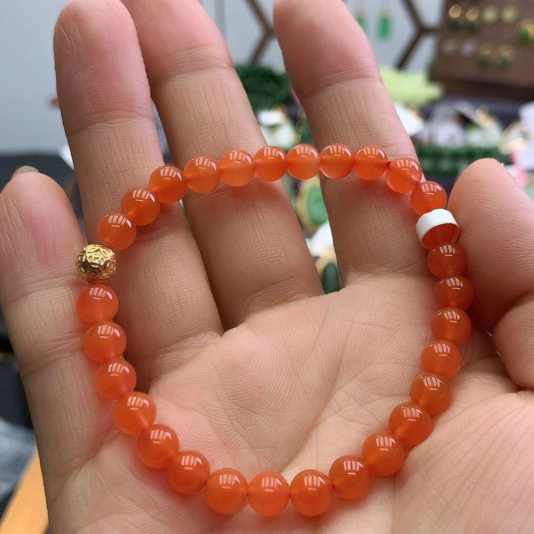 手链未镶嵌南红玛瑙