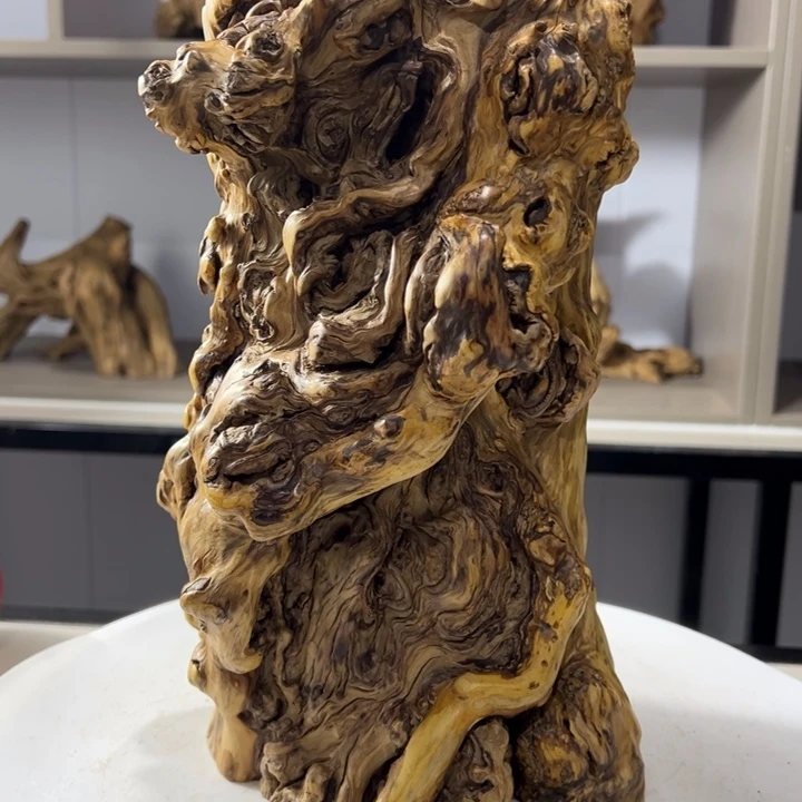 木石榴木榴疤花架底座