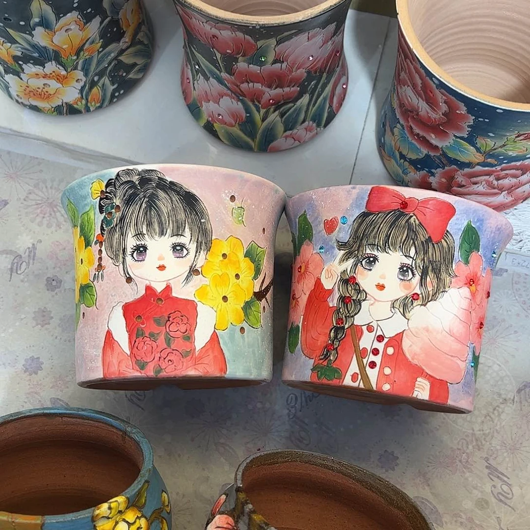 景德镇陶瓷花盆汤**圆景德镇陶瓷花盆