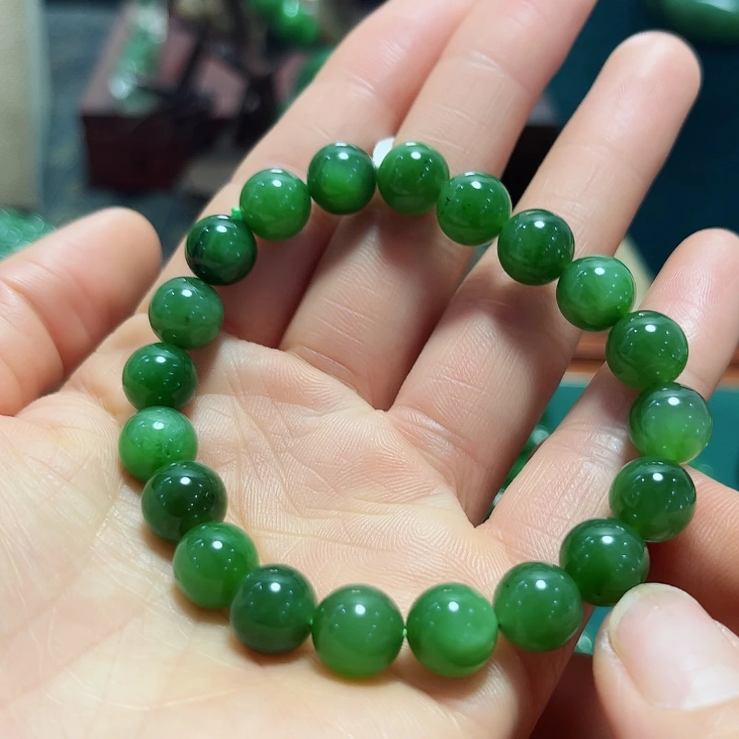 和田玉手串未镶嵌