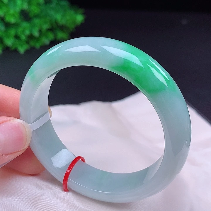 未镶嵌手镯翡翠54圈口681215