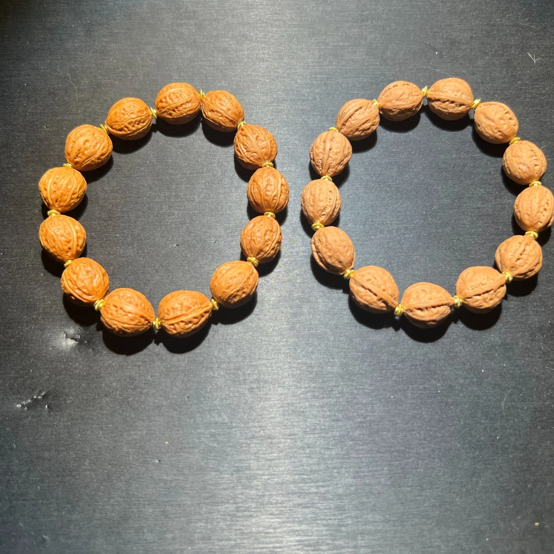 小尺寸野生肉纹核桃手串约13mm（多样性发货，发其一）B250326-01