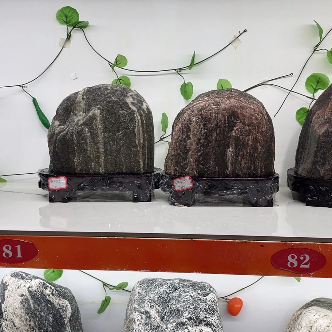 用***6石材靠山石平安石摆件