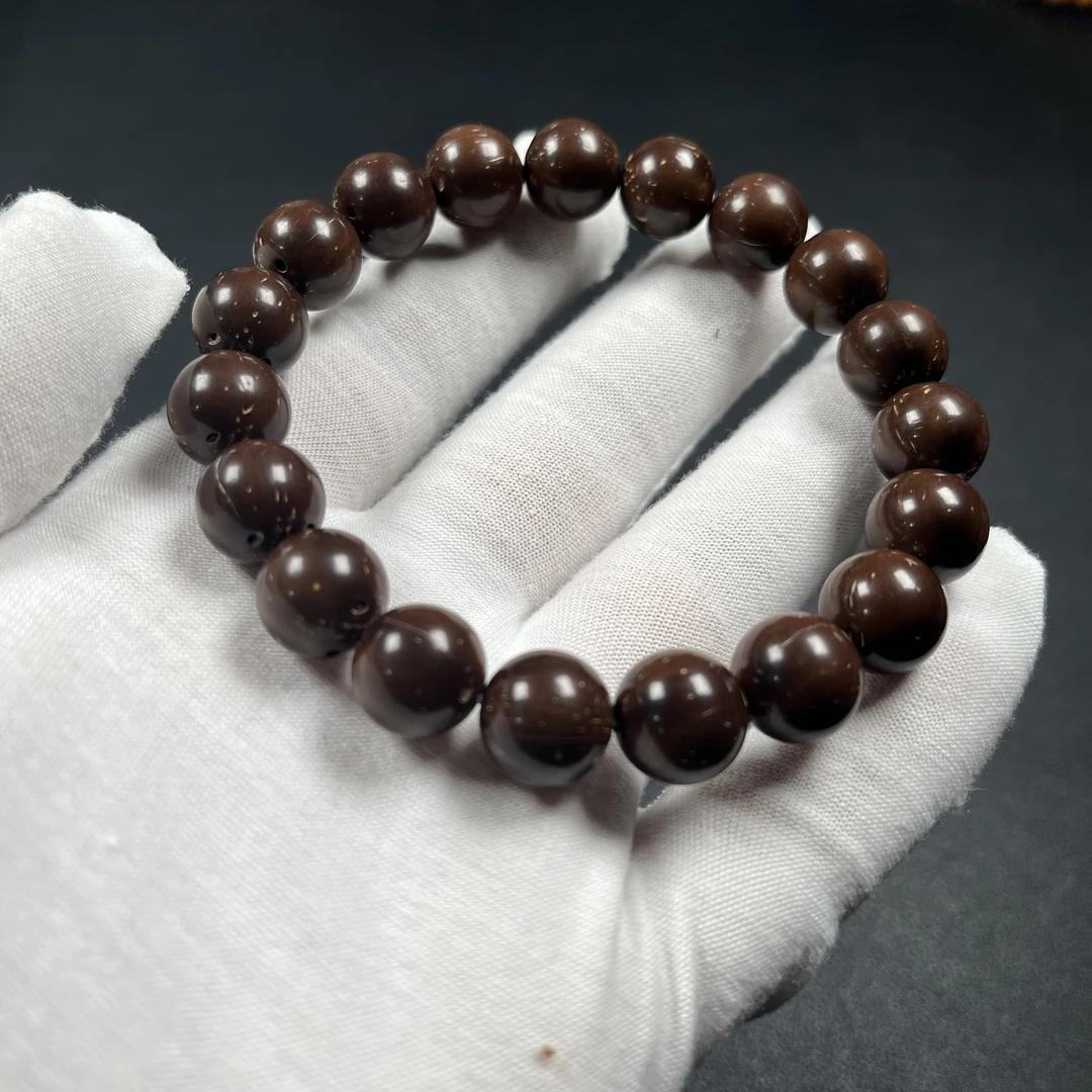 12mm紫金鼠圆珠光珠手串，满天星紫金鼠，高油性高密度紫金鼠手串