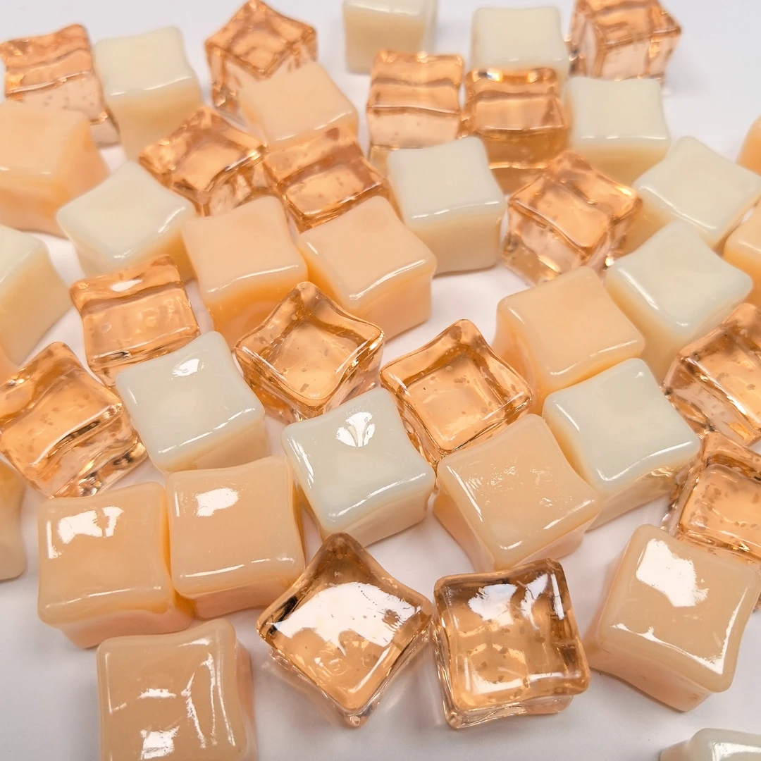 【黄桃果酱】奶油橘&奶油黄&咖啡 夜光冰块手工DIY