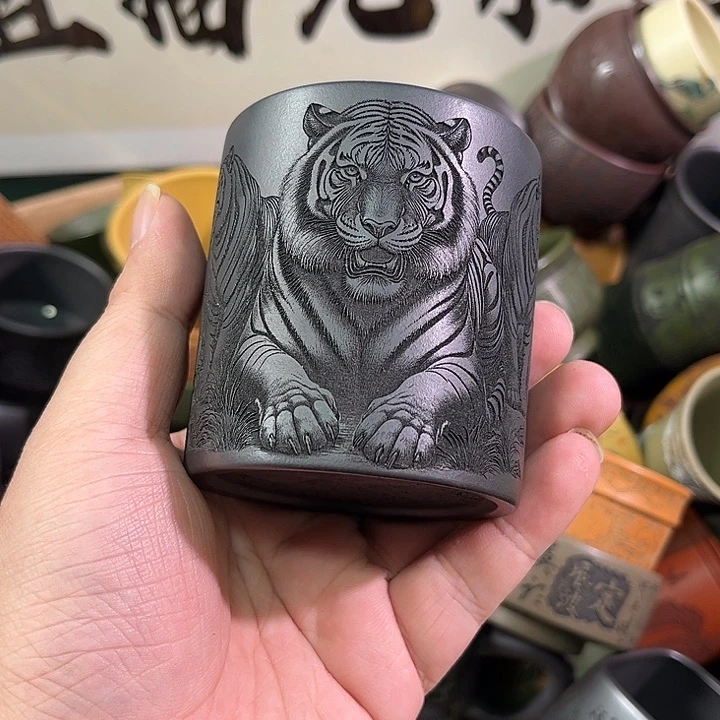 茶杯紫砂全手工紫砂主人杯