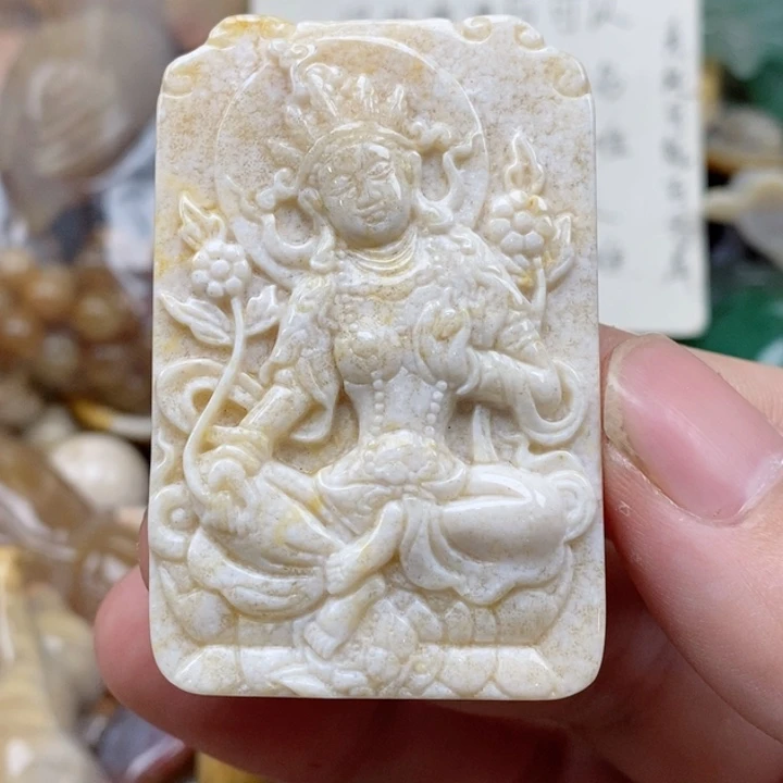 硅化珊瑚（珊瑚玉）未镶嵌颈饰