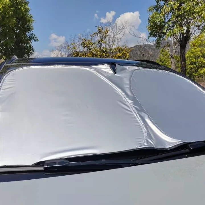 汽车前挡遮阳新款折叠双圈太阳挡夏季汽车防晒遮阳汽车隔热挡