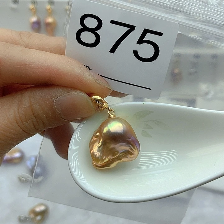 淡水珍珠颈饰银S925镶嵌