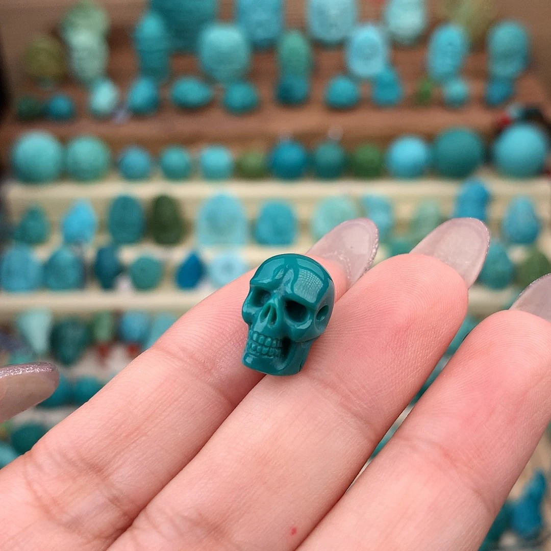 未镶嵌绿松石珠宝奇石