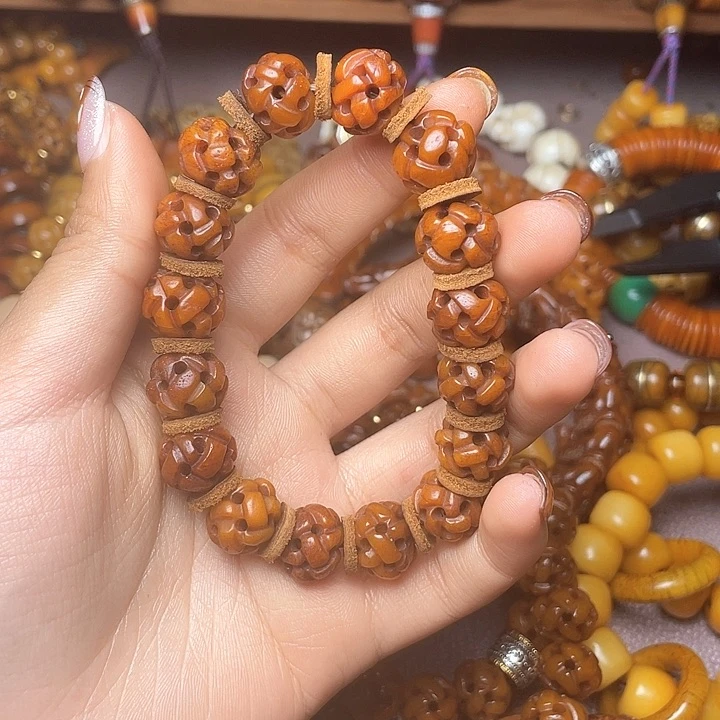 牦牛骨路路通手串