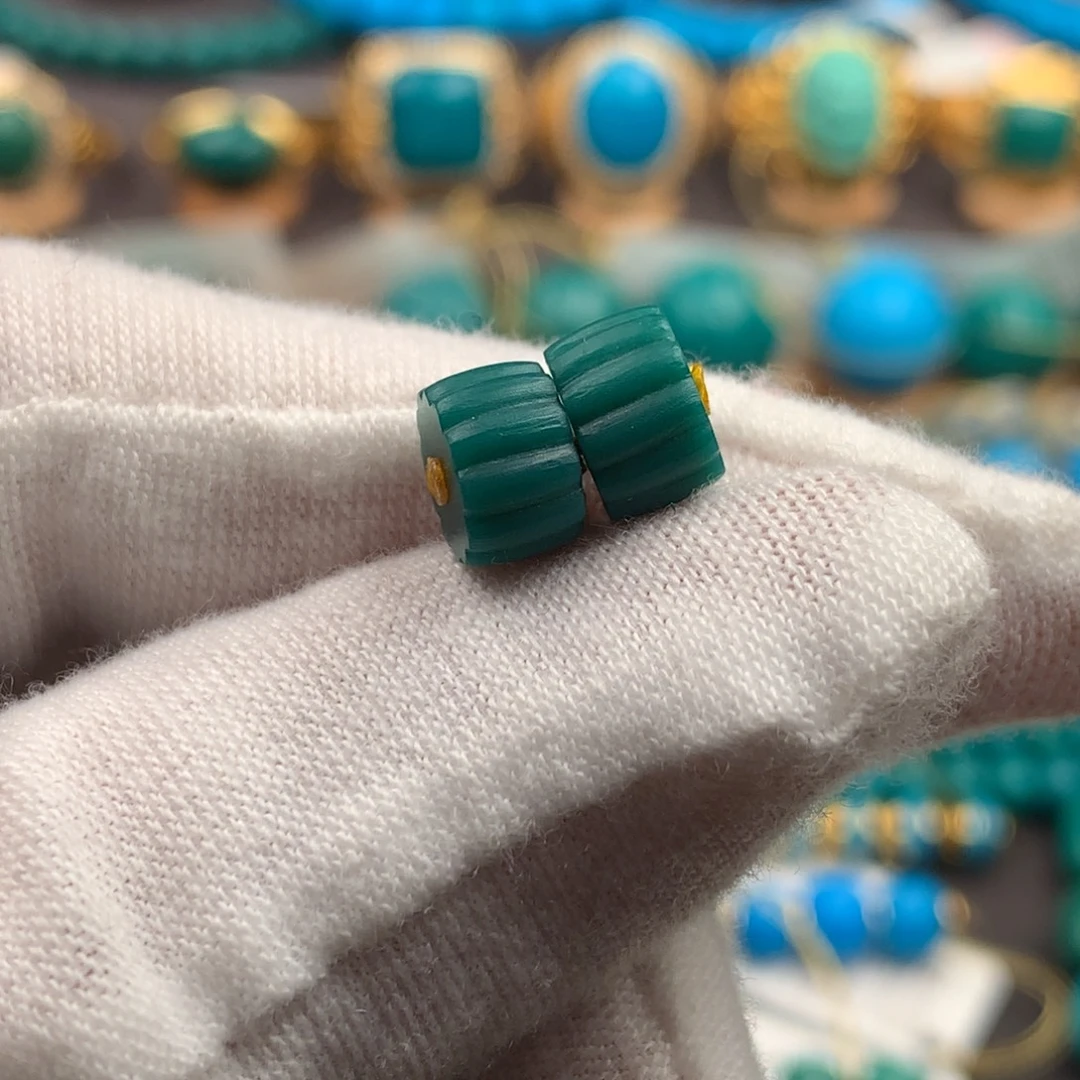 绿松石未镶嵌绿松石7.8mm