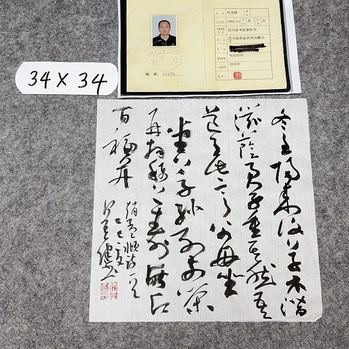 书法中书何其健34+34纯手写