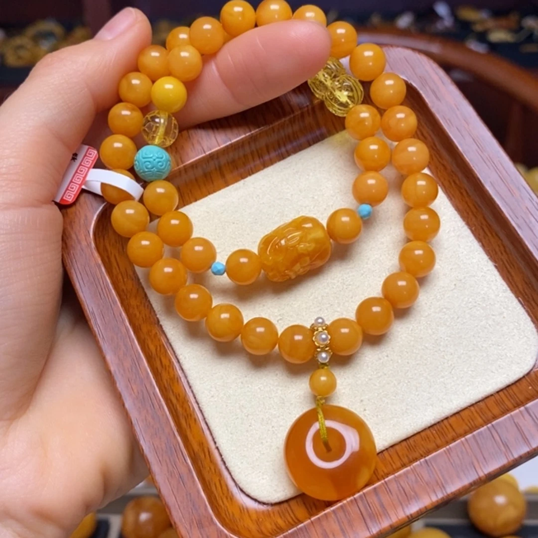 【闪购商品】蜜蜡手链未镶嵌手串