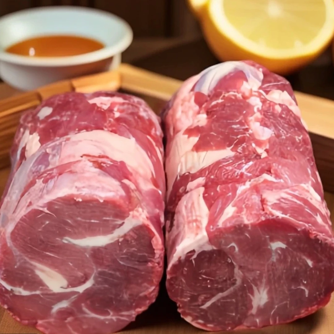 内蒙鲜牛肉  肉卷