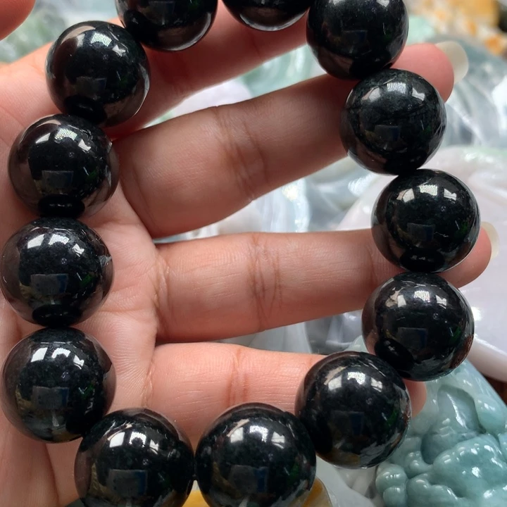 翡翠未镶嵌颈饰保真天然A货翡翠