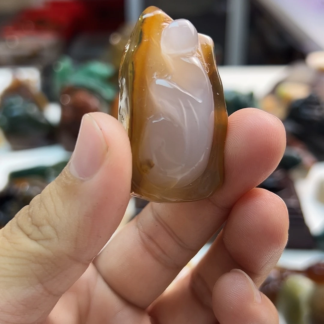 玛瑙/玉髓未镶嵌颈饰