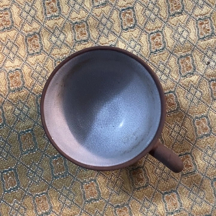 紫砂茶杯手工紫砂杯子