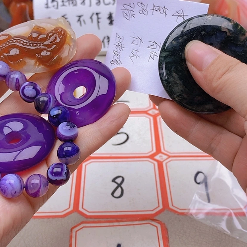 【闪购商品】未镶嵌玛瑙/玉髓珠宝半成品棉*糖