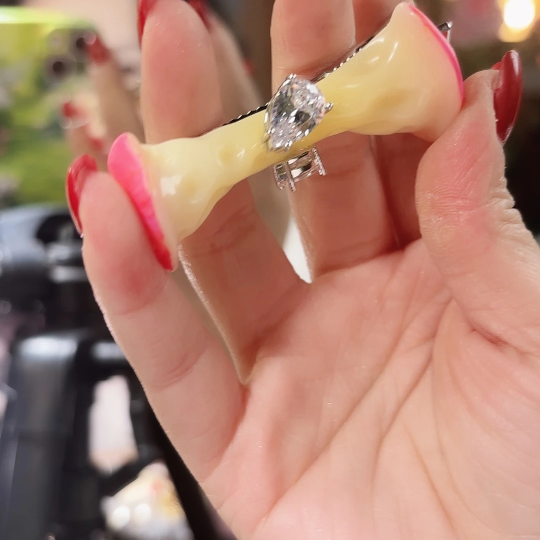 琉璃纯铜合金发夹