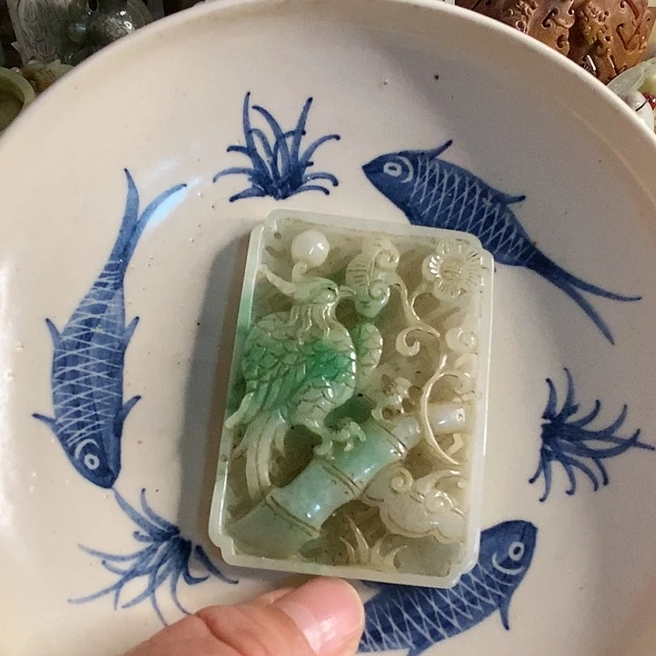 摆件冰**艺新号开播瓷器一个