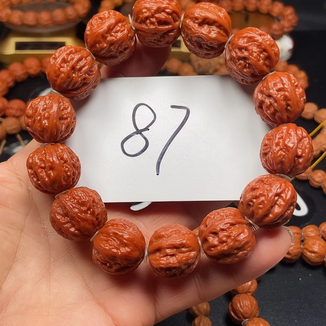 文玩核桃手串八棱20