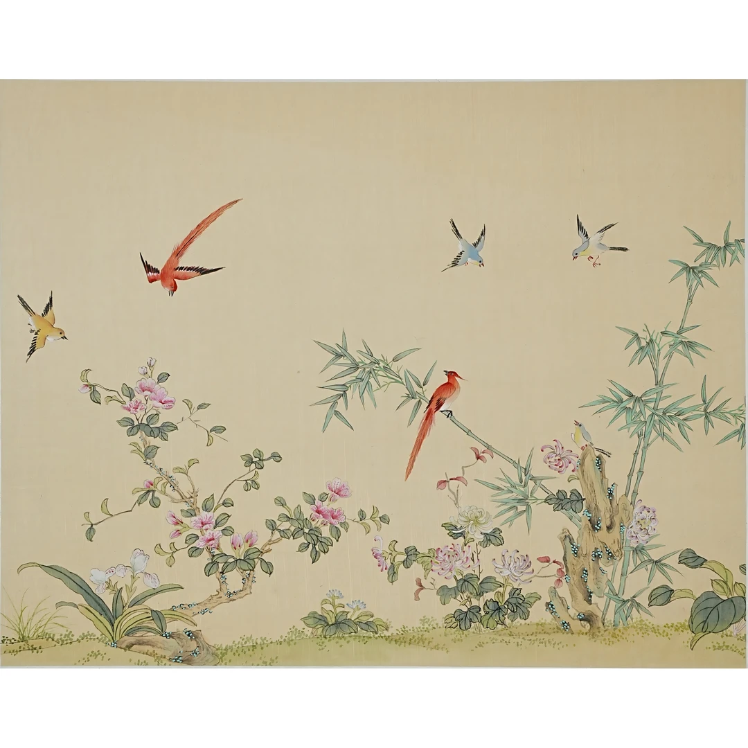 佚 名--花鸟 设色纸本镜心 29.5×36cm