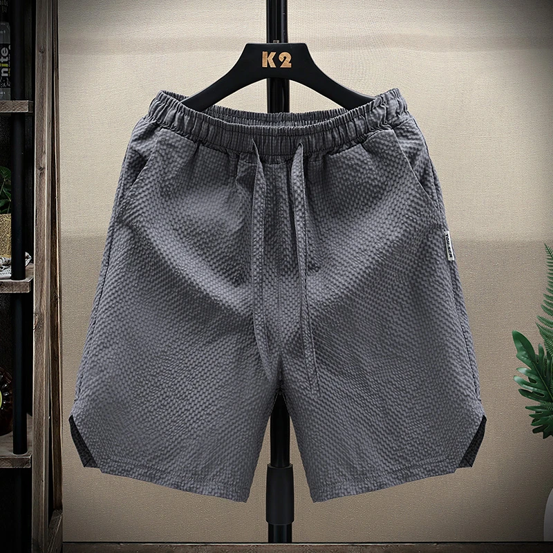 短裤男款夏季潮流五分裤宽松简约直筒裤休闲裤百搭薄款裤子沙滩裤