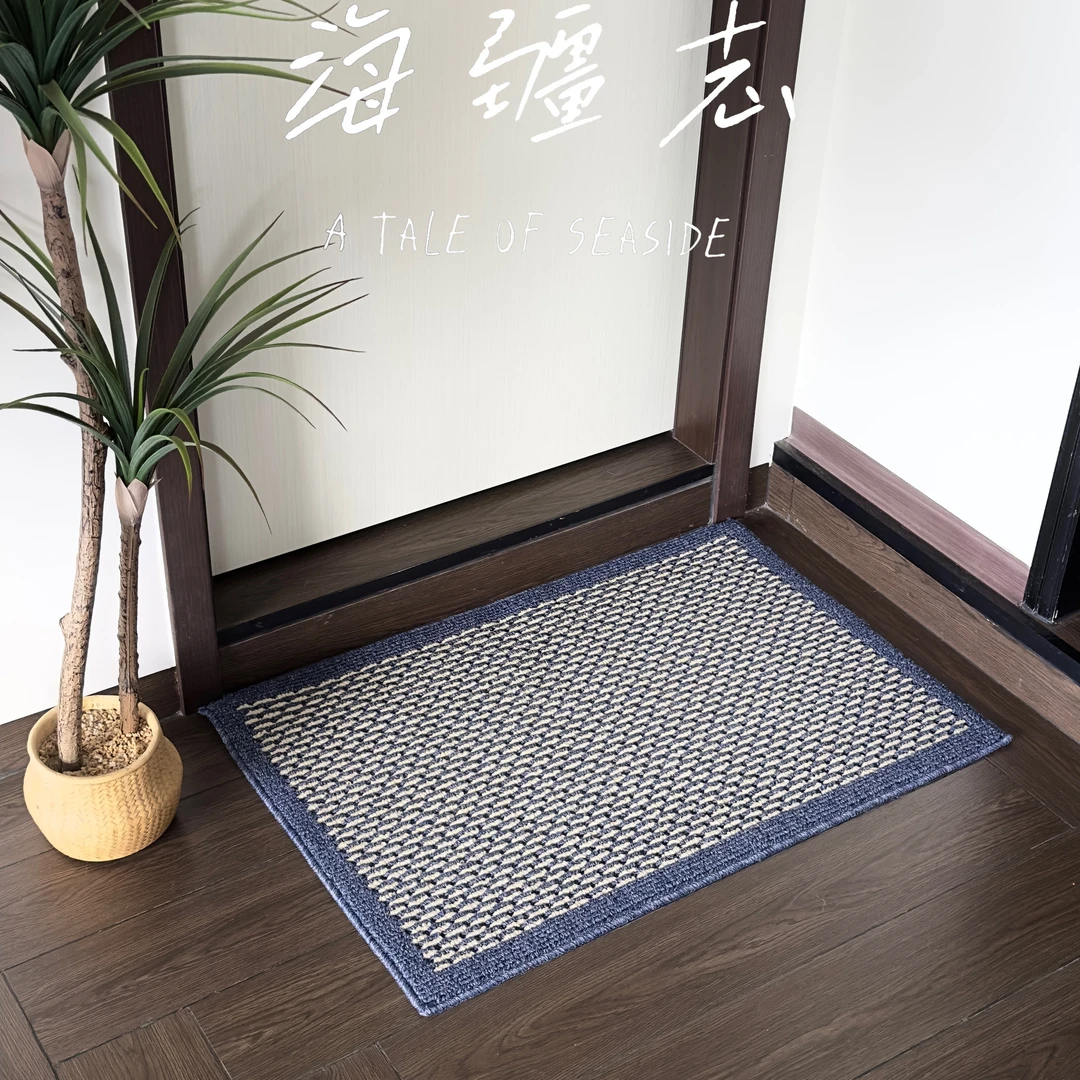 轻奢圈绒入户地毯进门地垫家用门口玄关除尘耐磨门垫简约脚垫