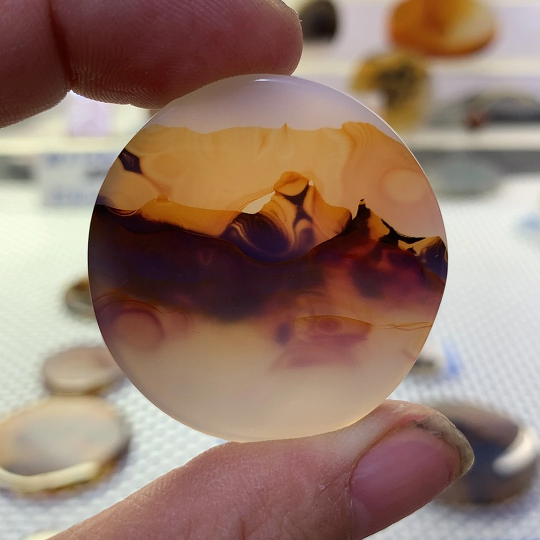 玛瑙/玉髓吊坠(不含链)未镶嵌