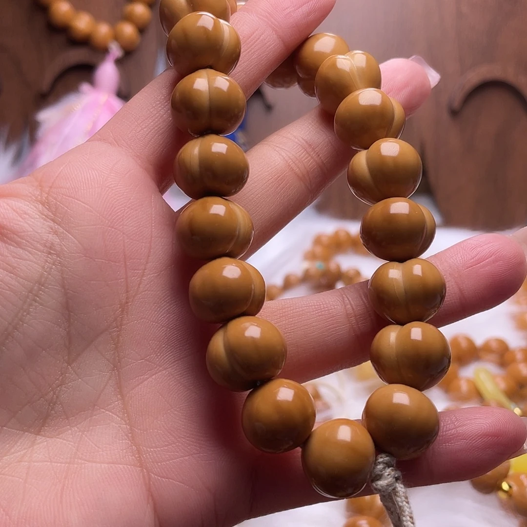 点***麻猴头核桃手串14屁桃