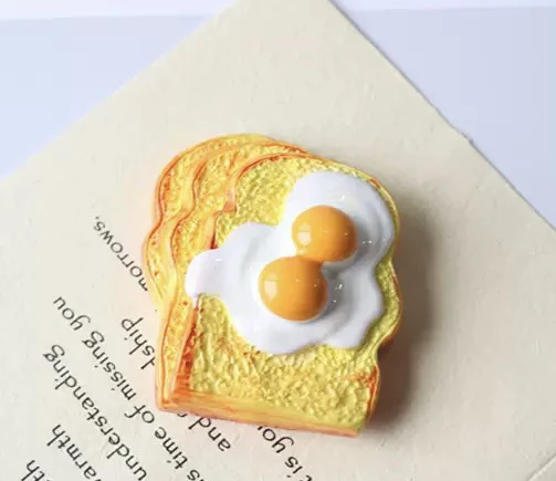 （许愿+对对碰）带磁吸树脂仿真食玩冰箱贴（手工制品，默认微瑕）