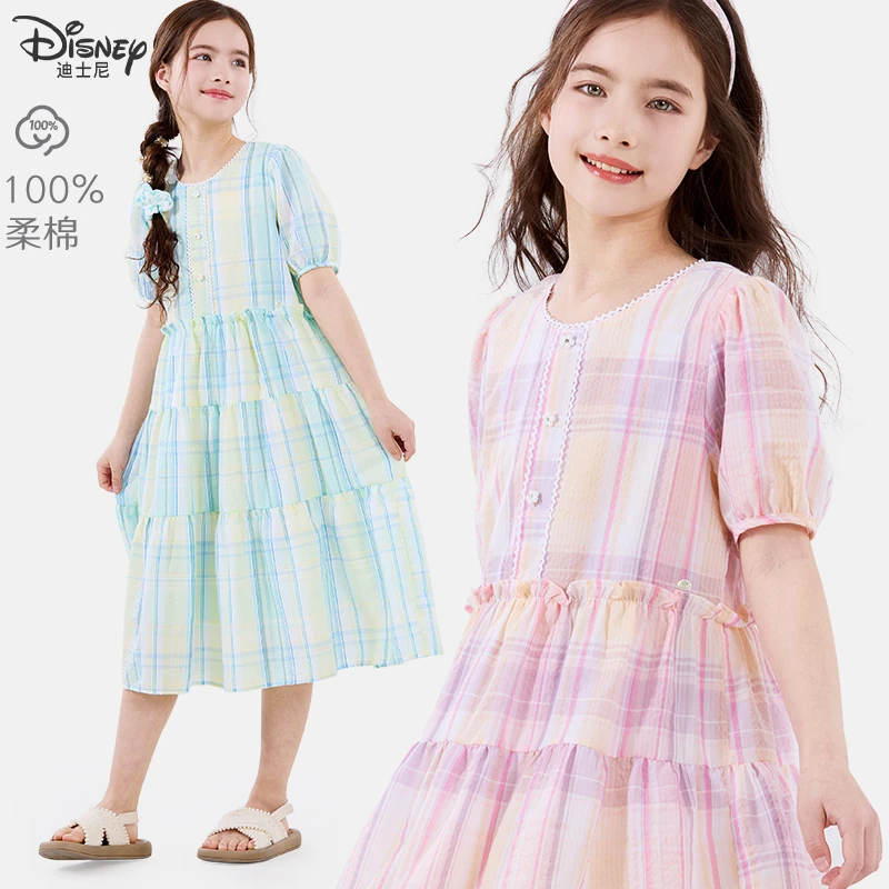 女童连衣裙纯棉2025新款夏季儿童洋气公主裙薄款中大童裙子小女孩