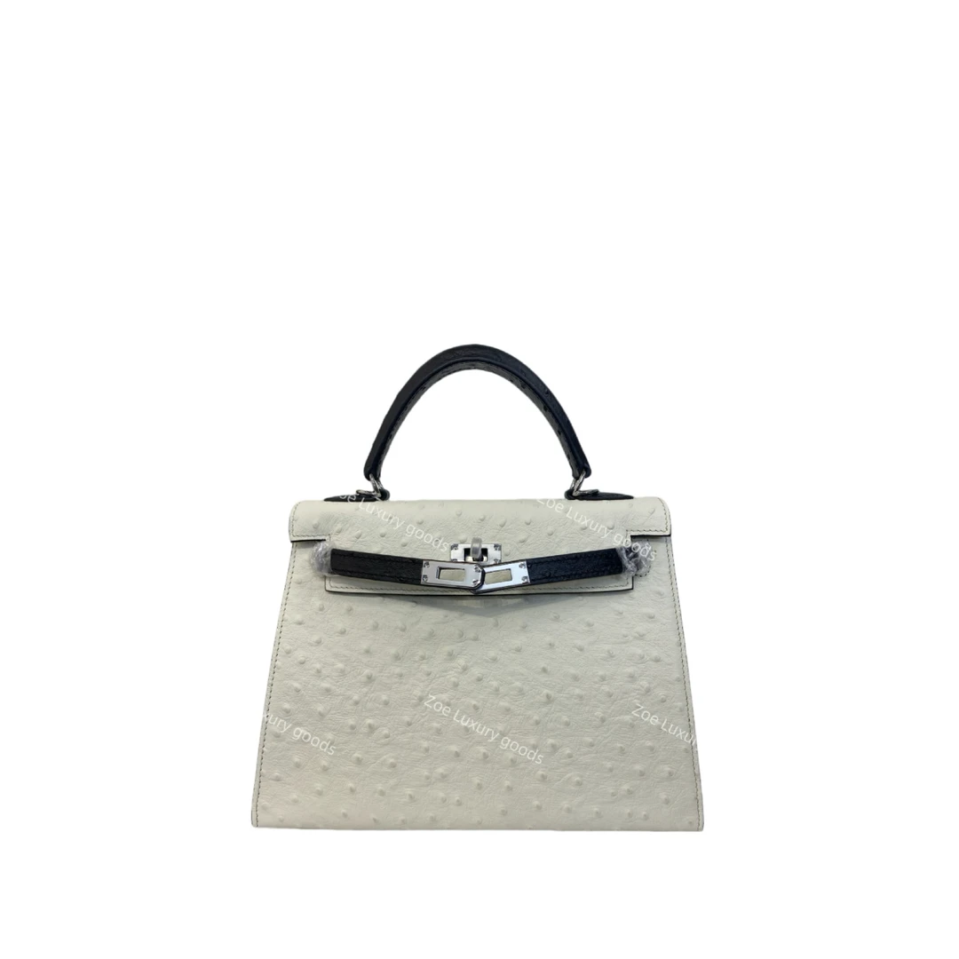 【邹邹的包】手工打造牛皮女包真皮包包女包时尚包包鸵鸟纹过款