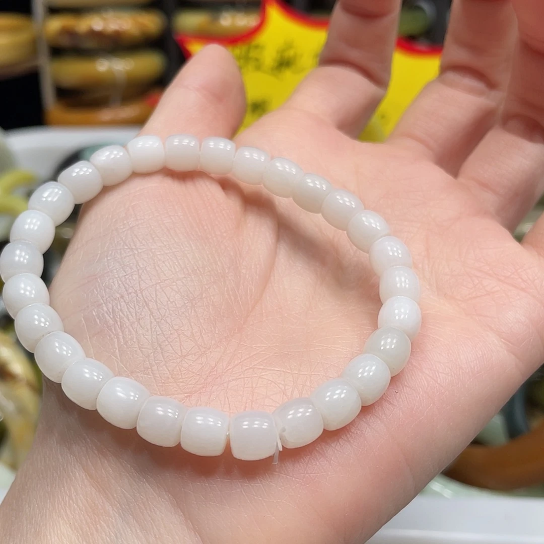 和田玉手串未镶嵌