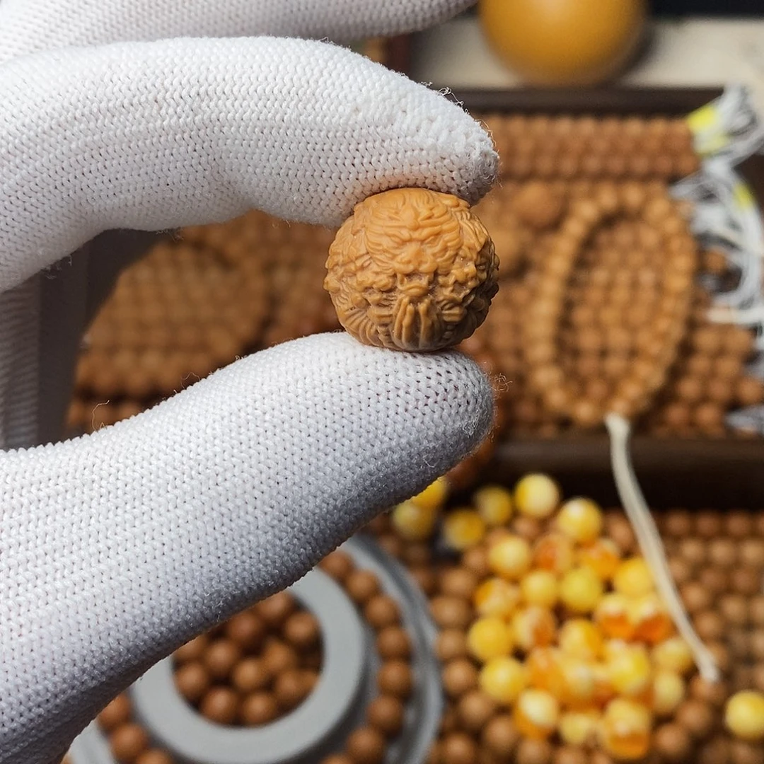 猴头核桃吊坠单颗