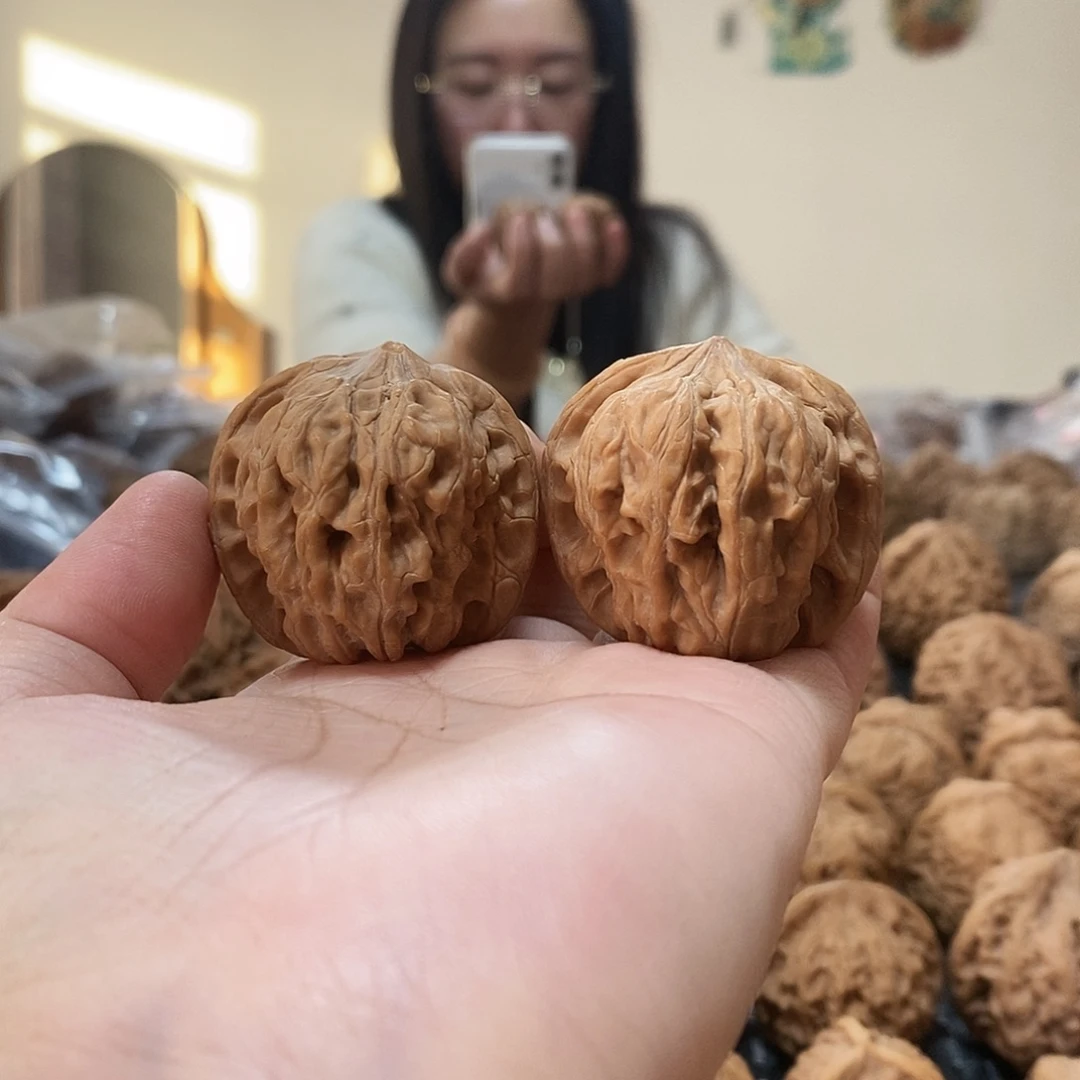 吊坠文玩核桃芭蕉扇38磕