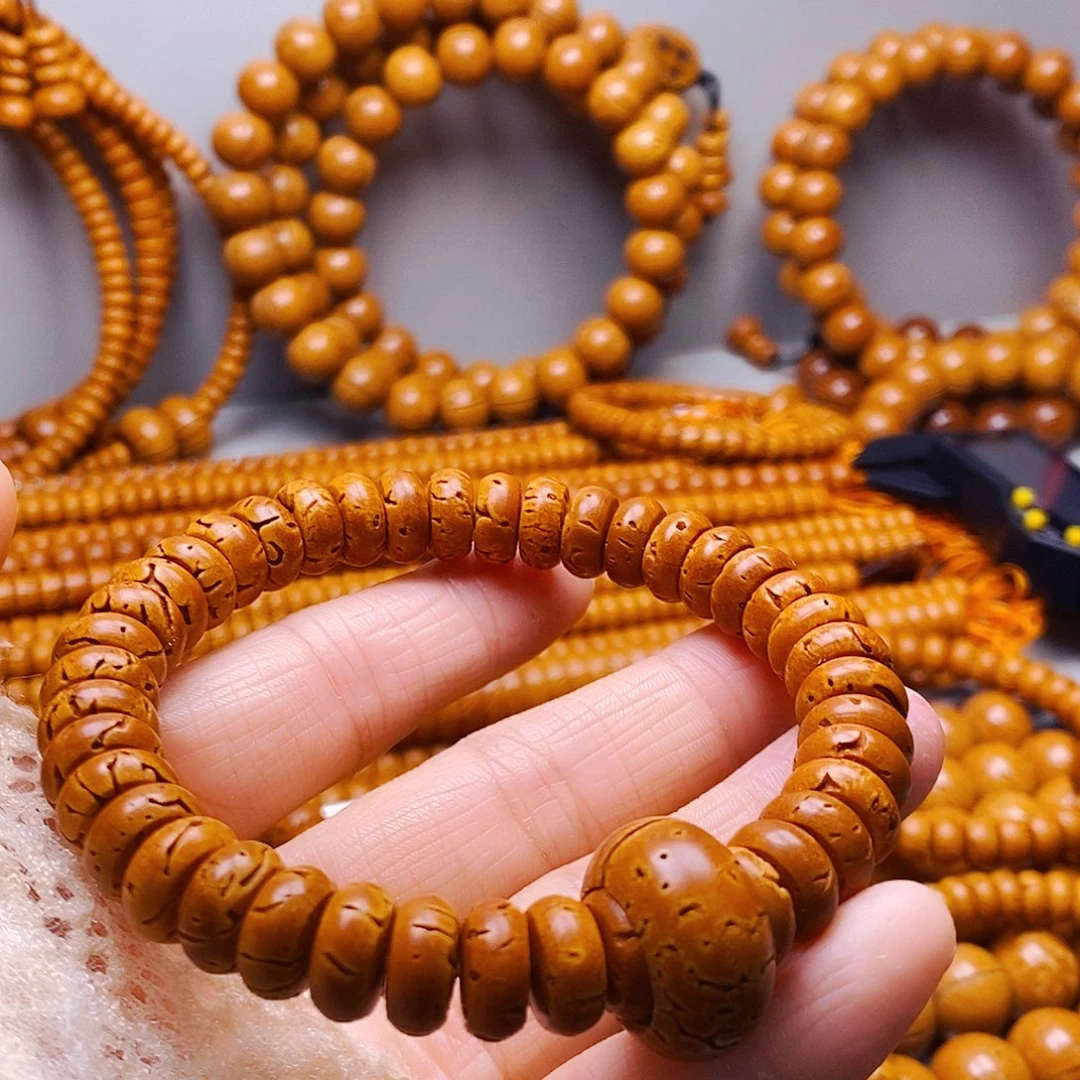 吊坠桃核5乘 10核片手串全品58