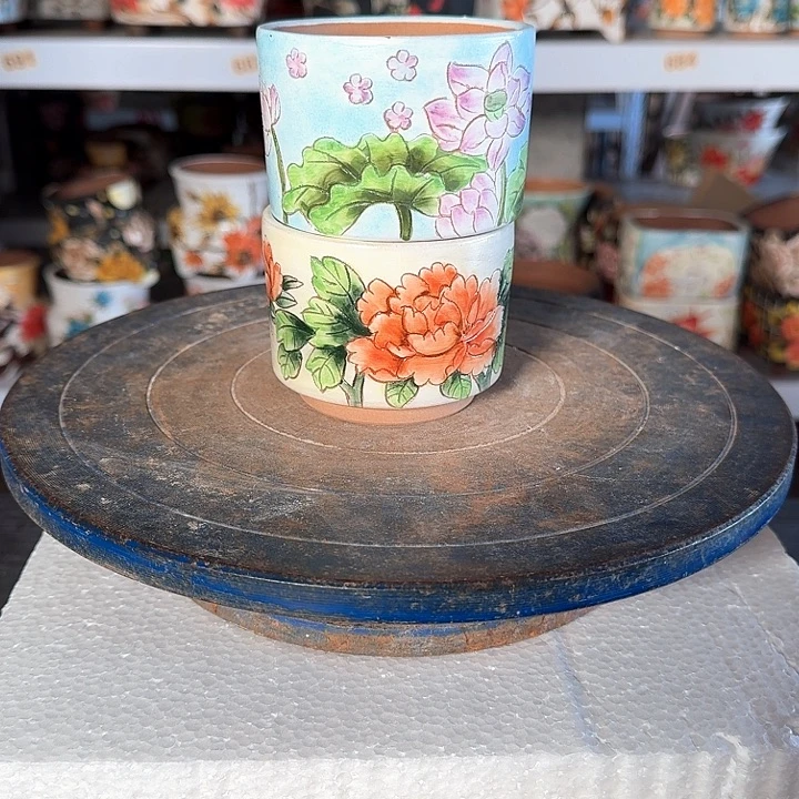 花盆紫砂景德镇陶瓷美术