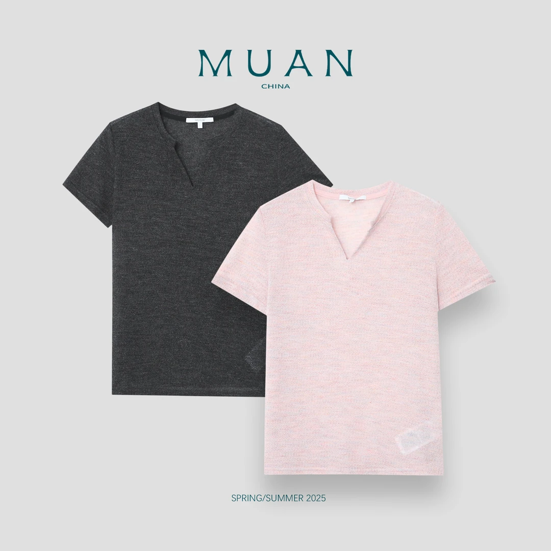 【云雾T】MUAN定制宽松百搭简约上衣T恤短袖打底DG3-8933