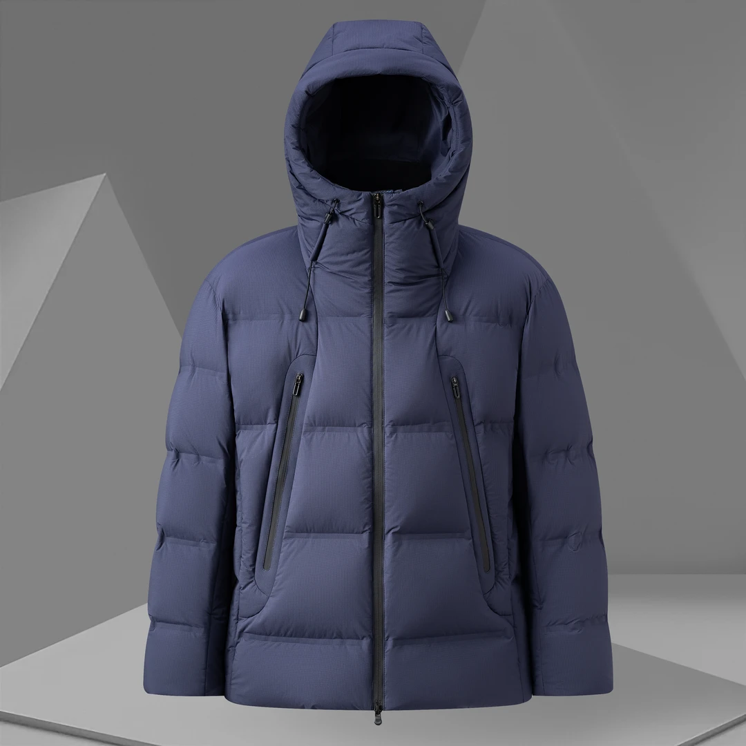 PRIDE MAN/骄子冬季男女同款防风防水防寒连帽加厚保暖户外羽绒服