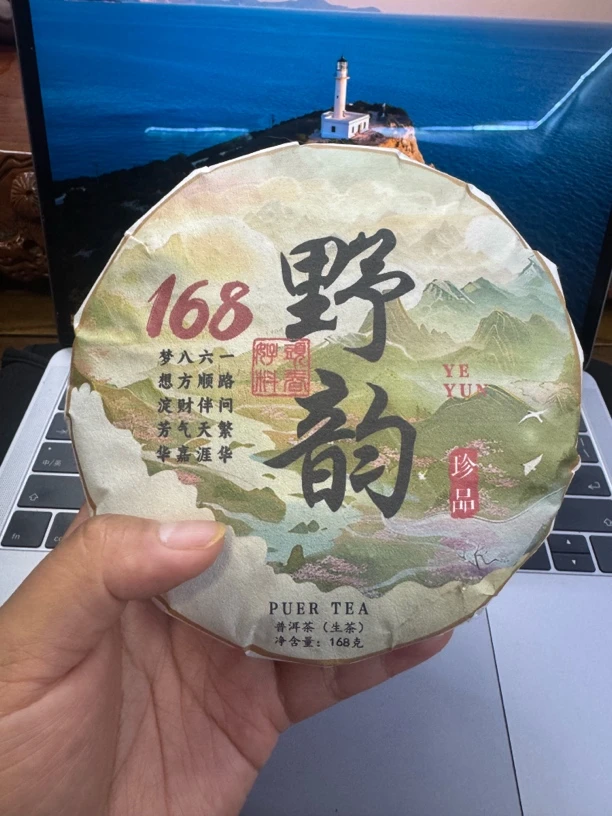 跑单1饼【福利放漏】2024年《野韵》大雪山古树普洱茶生茶饼茶168g