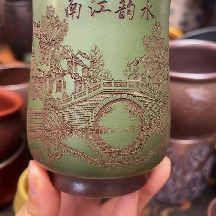 紫砂茶杯宜兴紫砂茶具正品