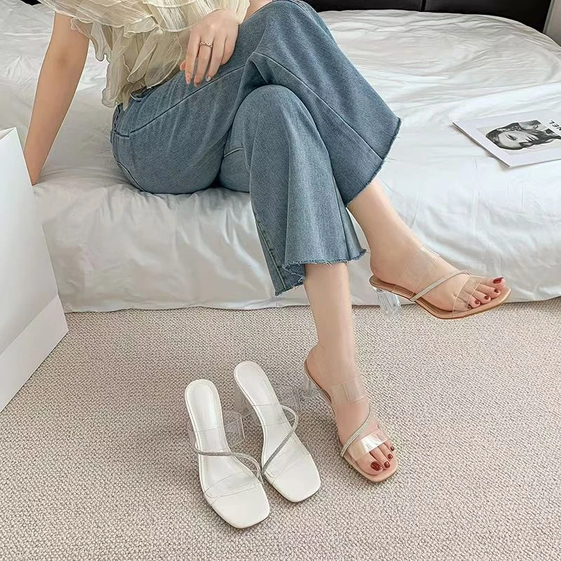 2025凉鞋女款2025新款爆款高跟高跟凉鞋明星同款百搭鞋子