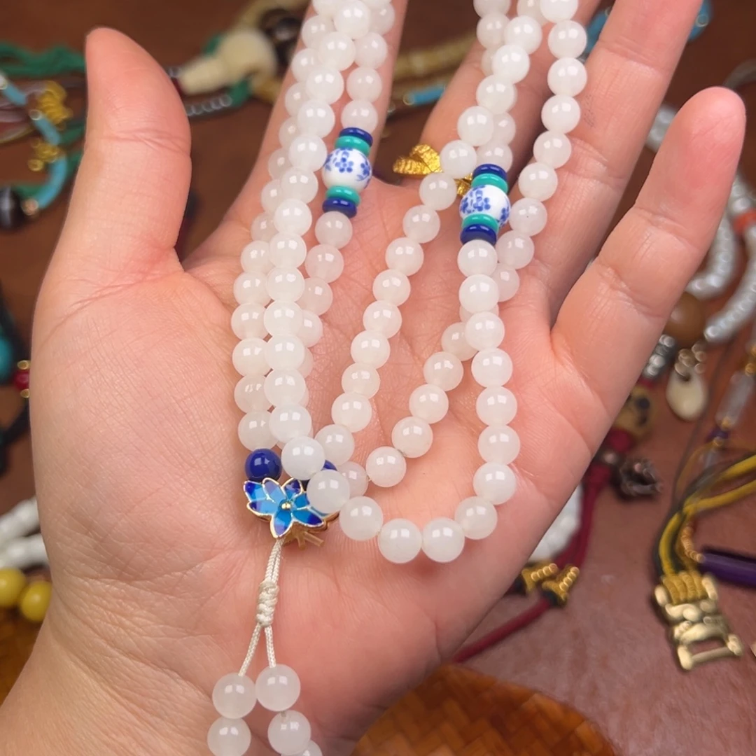 阳***梅星月菩提吊坠项链