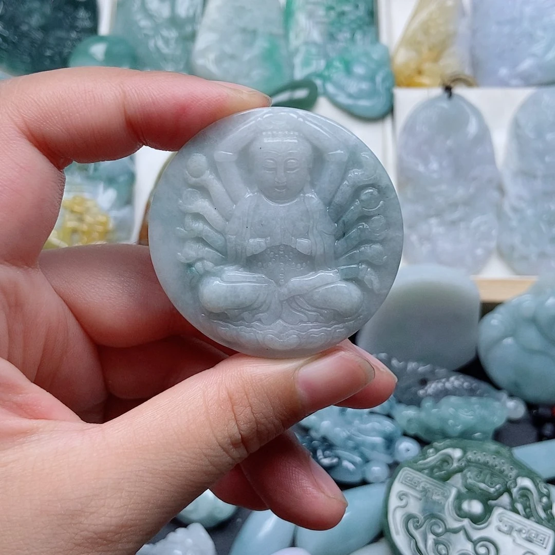 翡翠未镶嵌颈饰翡翠