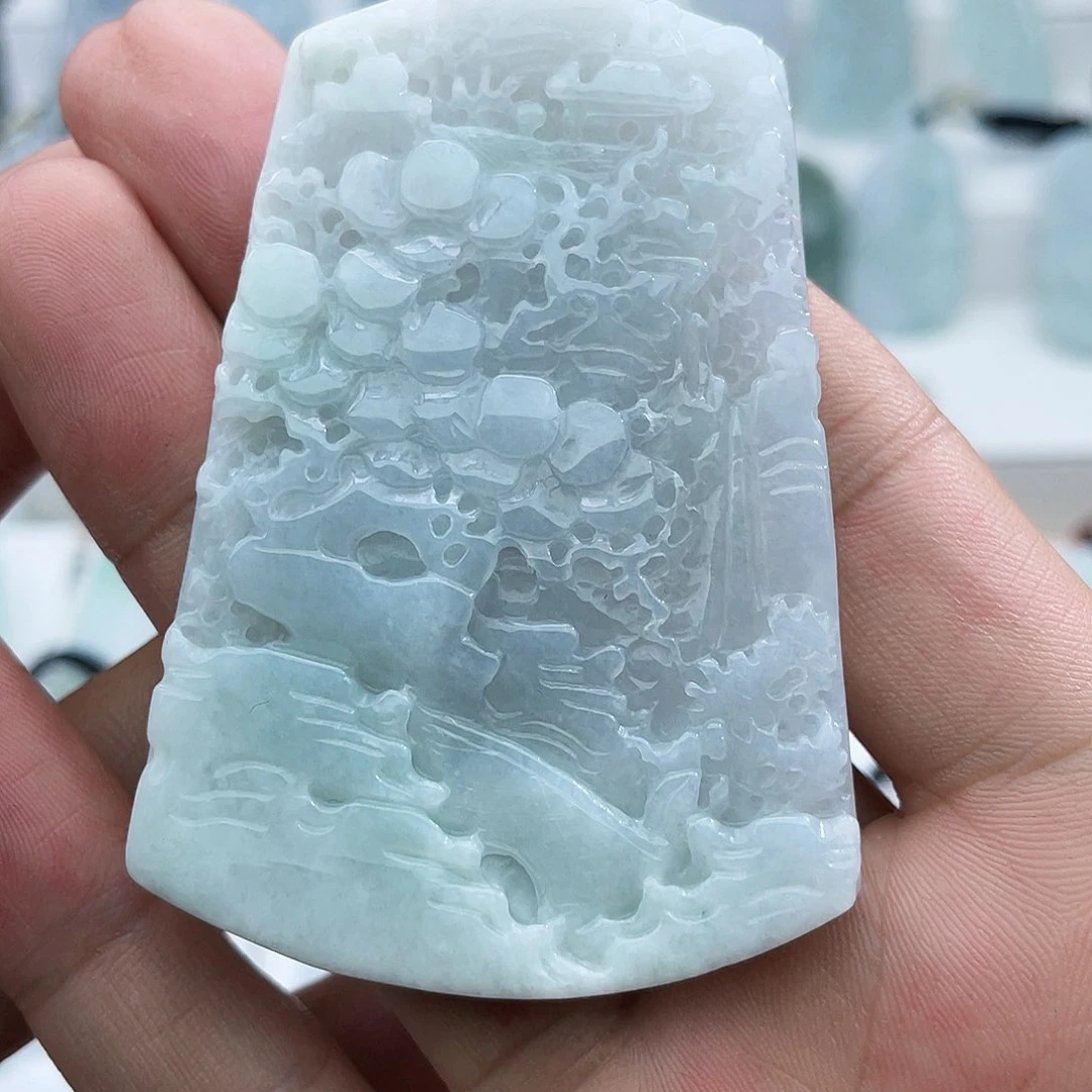 颈饰未镶嵌翡翠翡翠