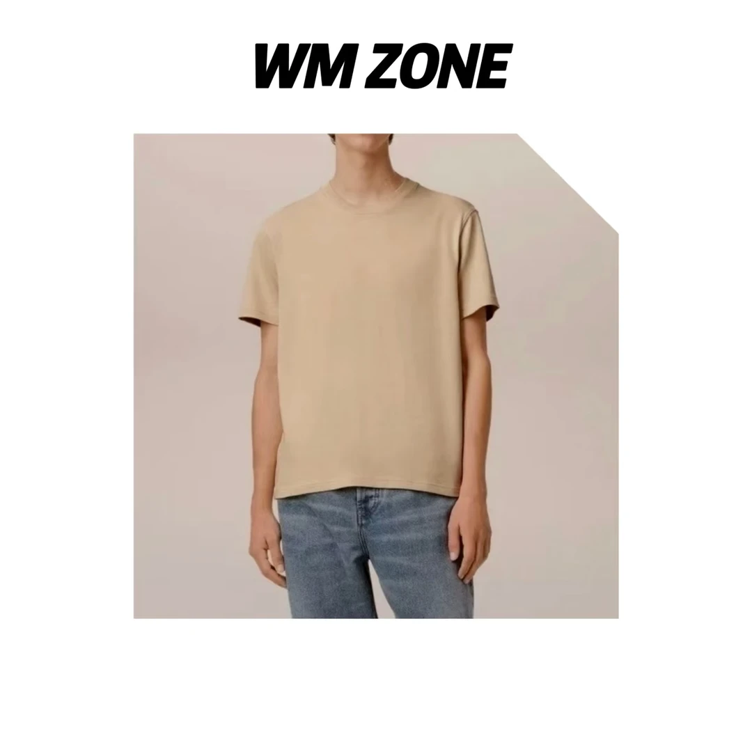 虎儿 3-18-3054 立体logo圆领棉质宽松短袖