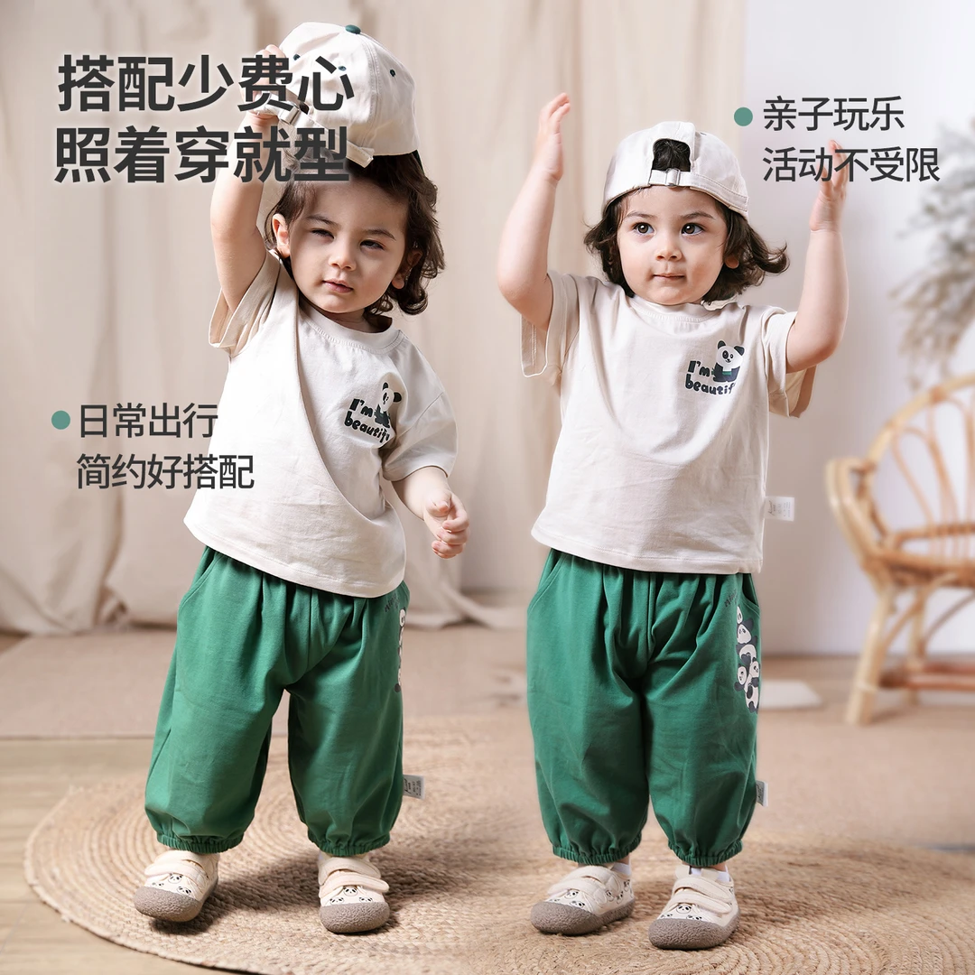 宝宝短袖T恤儿童上衣纯棉夏季男童夏装洋气薄款女童衣服新款童装